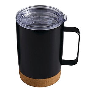 Dvoustěnný vakuový hrnek 350 ml, černá