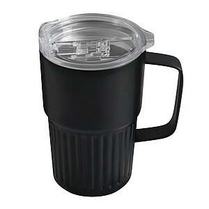 Dvoustěnný vakuový hrnek 450 ml, černá