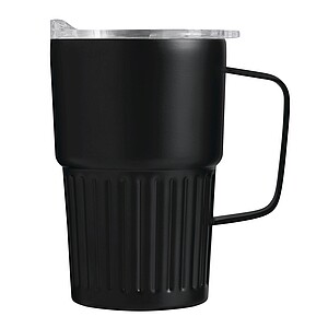 Dvoustěnný vakuový hrnek 450 ml, černá