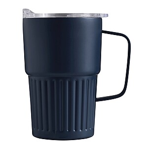 Dvoustěnný vakuový hrnek 450 ml, modrá