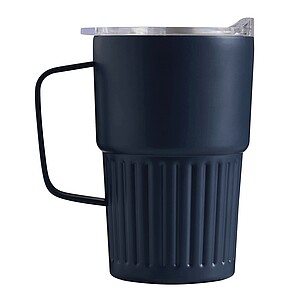 Dvoustěnný vakuový hrnek 450 ml, modrá