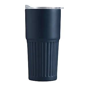 Dvoustěnný vakuový hrnek 600 ml, modrá