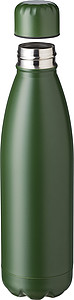 Dvouvrstvá nerezová láhev na pití, 750ml, zelená