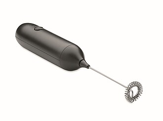 Elektrický napěňovač mléka, černá