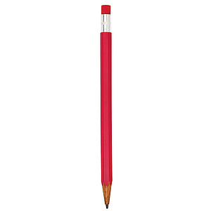 ENOCH Mikrotužka ve tvaru tužky, s gumou, červená