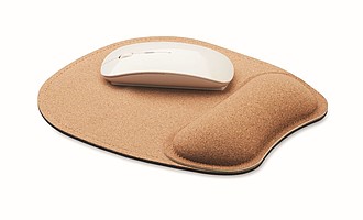 Ergonomická podložka pod myš s korkovým povrchem