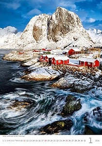 Europe 2027, nástěnný kalendář, prodloužená záda