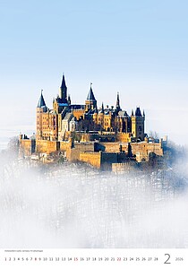 Europe 2027, nástěnný kalendář, prodloužená záda