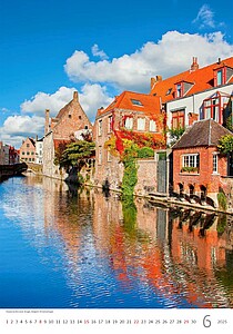 Europe 2027, nástěnný kalendář, prodloužená záda