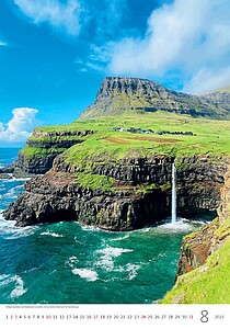 Europe 2027, nástěnný kalendář, prodloužená záda