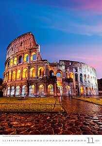 Europe 2027, nástěnný kalendář, prodloužená záda