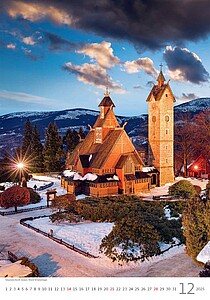 Europe 2027, nástěnný kalendář, prodloužená záda