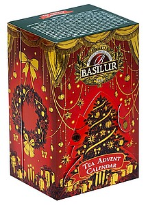 EXELOR - BASILUR Advent Calender Mini přebal 24 sáčků - reklamní předměty