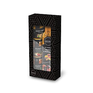 EXODÁR Dárková sada čajů, zázvoru v medu a ovoce na limonádu Mango a Marakuja - reklamní předměty