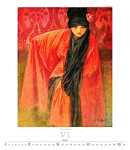 Expressionism 2026, nástěnný kalendář, prodloužená záda