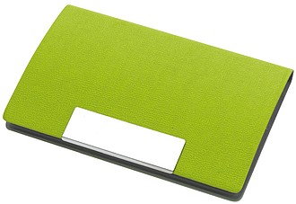 FERENK Vizitkář s magnetickým zavíráním, zelený - pouzdro na vizitky