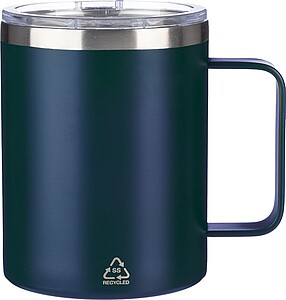 FERHAR Dvoustěnný termohrnek z nerezové oceli, 300 ml, královská modrá