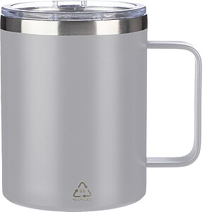 FERHAR Dvoustěnný termohrnek z nerezové oceli, 300 ml, šedá