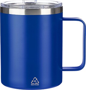 FERHAR Dvoustěnný termohrnek z nerezové oceli, 300 ml, tmavě modrá