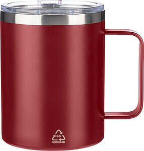 FERHAR Dvoustěnný termohrnek z nerezové oceli, 300 ml, vínová