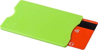 FIDORA Obal na platební kartu s RFID ochranou, zelený