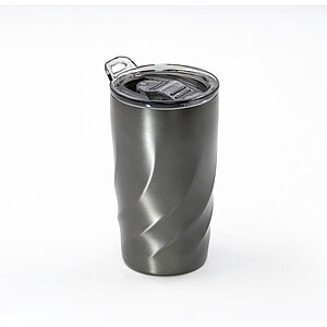 FIER Cestovní termohrnek BrandCharger, 400 ml, gunmetal - ekologické reklamní předměty