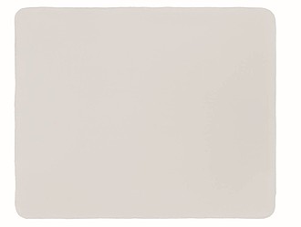 Fleecová deka z RPET, 120x150cm, bílá