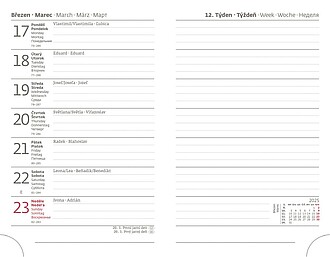 Flexies 2027 diář kapesní, tmavě šedý s poutkem