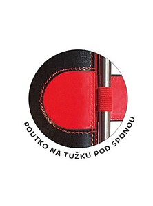Flip 2026 diář denní A5, antracit/magenta