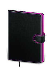 Flip 2027 diář týdenní A5, antracit/magenta