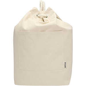 Florida 270 g/m2 – recyklovaná plachtová taška typu duffel GRS, 15 l, krémová