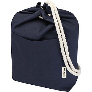 Florida 270 g/m2 – recyklovaná plachtová taška typu duffel GRS, 15 l, námořní modrá