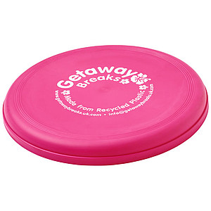 Frisbee z recyklovaného plastu, růžové