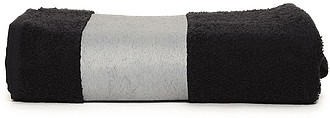 froté sportovní ručník pro sublimaci 30x130 cm, 400g, černá - reklamní předměty