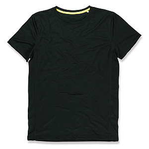 Funkční tričko STEDMAN ACTIVE 140 CREW NECK MEN černá S - sportovní trička s vlastním potiskem