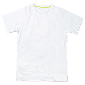 Funkční tričko STEDMAN ACTIVE 140 RAGLAN MEN bílá XL - sportovní trička s vlastním potiskem