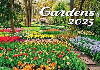Gardens 2026, nástěnný kalendář, prodloužená záda