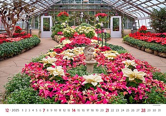 Gardens 2027, nástěnný kalendář, prodloužená záda