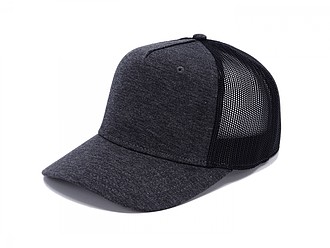 GEITA pětipanelová kšiltovka ve stylu snapback, šedá - čepice s vlastním potiskem