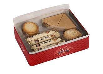 GIFTESO Dárkové kazeta - sada mandlových sušenek Artistica - mix 175 g
