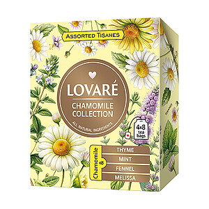 GIMIRO LOVARÉ Chamomile collection 41,6g (32 sáčků, kolekce čajů) - reklamní předměty