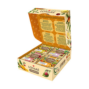 GIMIRO LOVARÉ Ginger collection 57,6g (32 sáčků, kolekce čajů)