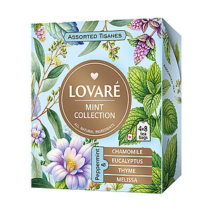 GIMIRO LOVARÉ Mint collection 41,6g (32 sáčků, kolekce čajů)
