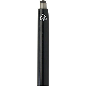 Glen kuličkové pero (modrý inkoust) z recyklovaného materiálu RCS, černá