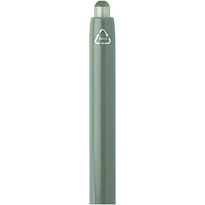 Glen kuličkové pero (modrý inkoust) z recyklovaného materiálu RCS, zelená