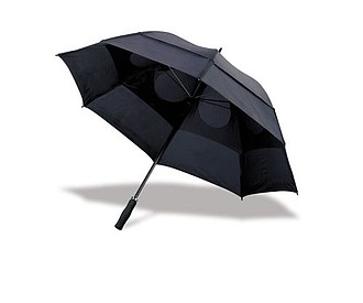 GOGH Deštník, černý, rozměry 130 x 100 cm