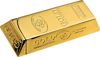 GOLDIK Zapalovač ve tvaru zlaté cihličky - reklamní předměty