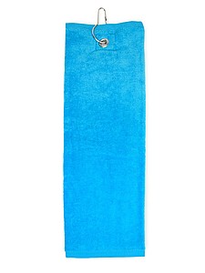 Golfový ručník 40x50 cm, 450 gr/m2, tyrkysová