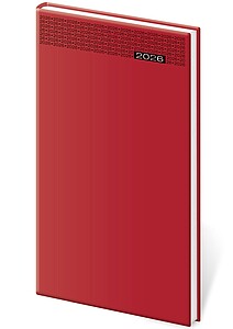 Gommato 2027 diář kapesní, červený - diář s vlastním potiskem