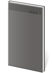 Gommato 2027 diář kapesní, šedý